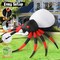 GOOSH 12 FT Width Halloween Inflatable Spider Outdoor Decoration with Magic Light